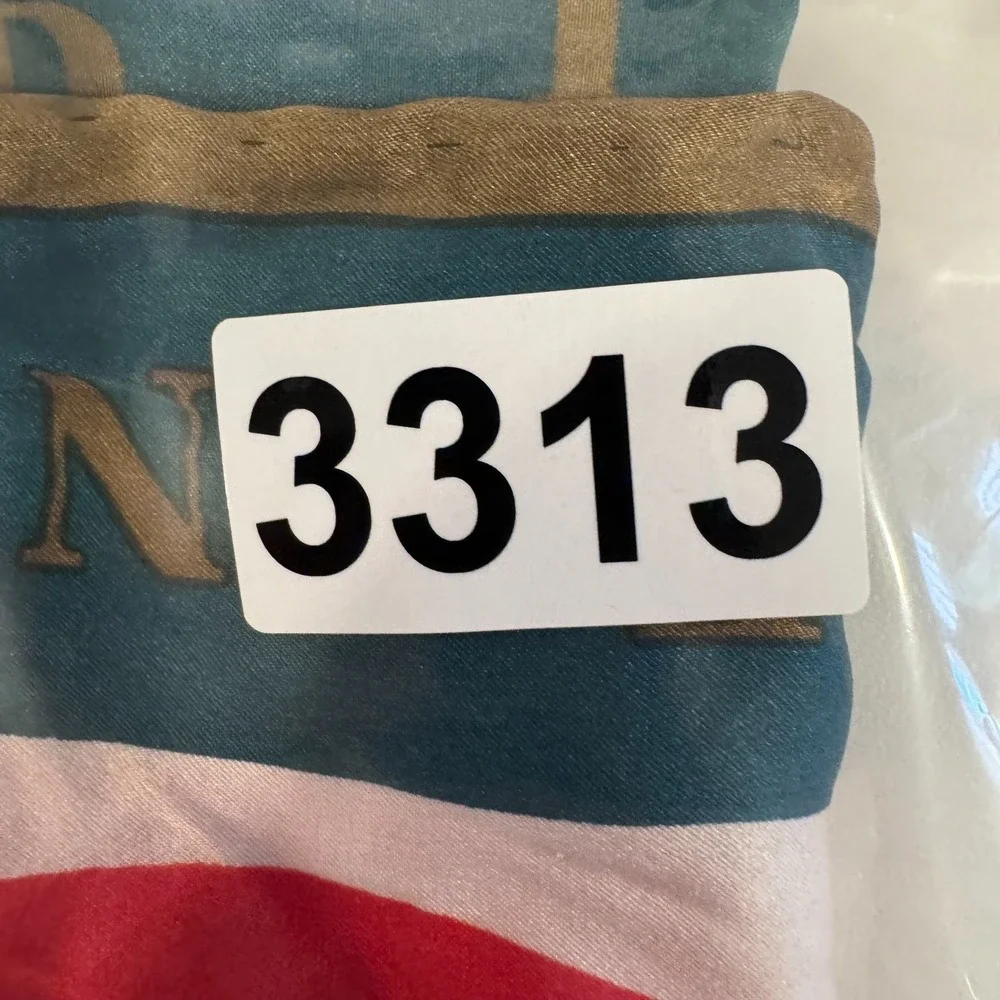 Vtg 1996 Atlanta Olympics Centennial Games‎ Silk Scarf Rare